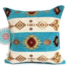 Aztec white stripes 45x45