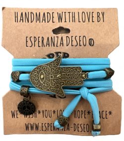 Hamsa hand bronze